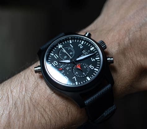 iwc chrono top gun|iwc chronograph top gun review.